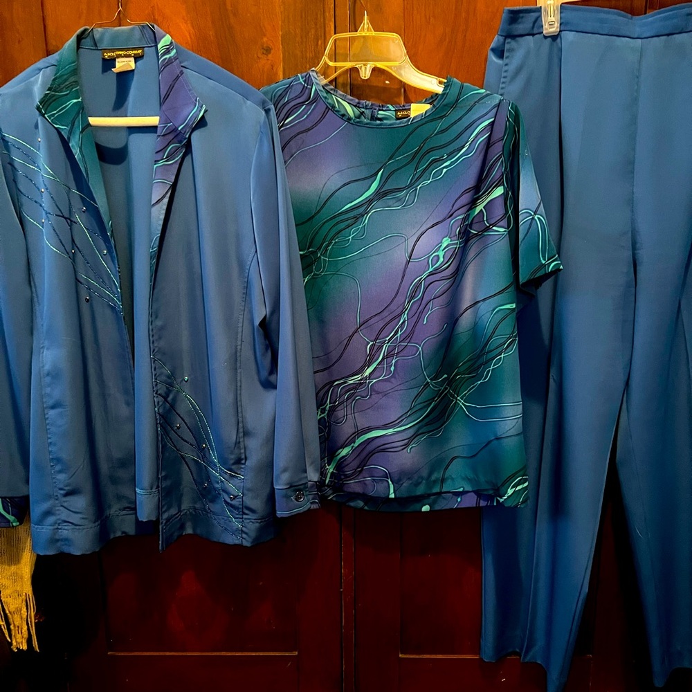Matching jacket, top & pants by AJ Clothing Company